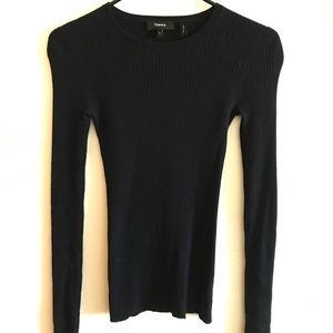 THEORY Navy sweatshirt 100% merino wool